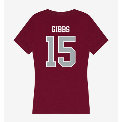 WSU - NCAA Football : Ishmael gibbs - Women's V-Neck T-Shirt-1
