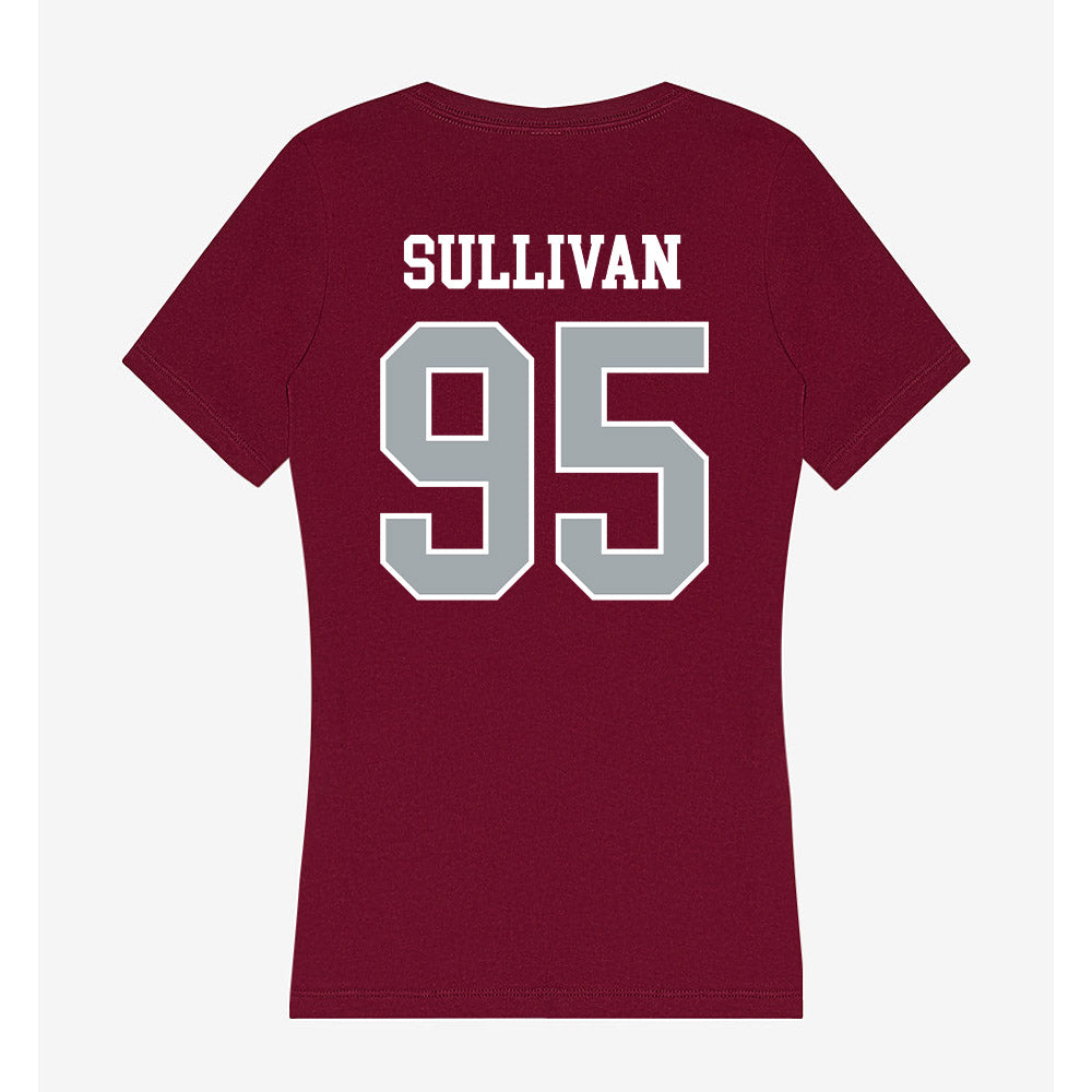 WSU - NCAA Football : Connor Sullivan - Women's V-Neck T-Shirt-1