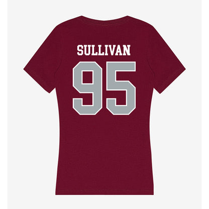 WSU - NCAA Football : Connor Sullivan - Women's V-Neck T-Shirt-1