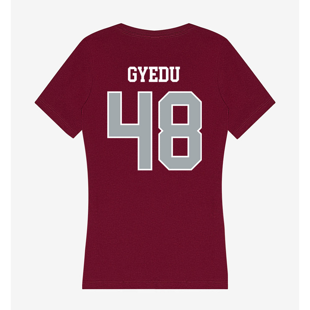 WSU - NCAA Women's Track & Field : Nana Gyedu - Women's V-Neck T-Shirt-1