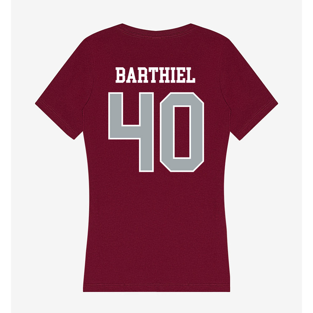 WSU - NCAA Football : Gavin Barthiel - Women's V-Neck T-Shirt-1