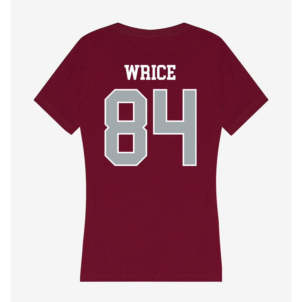 WSU - NCAA Football : Malachi wrice - Women's V-Neck T-Shirt-1