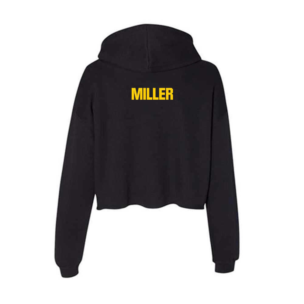 Iowa - NCAA Men's Track & Field : Tyrese Miller - Women's Crop Fleece Hoodie-1