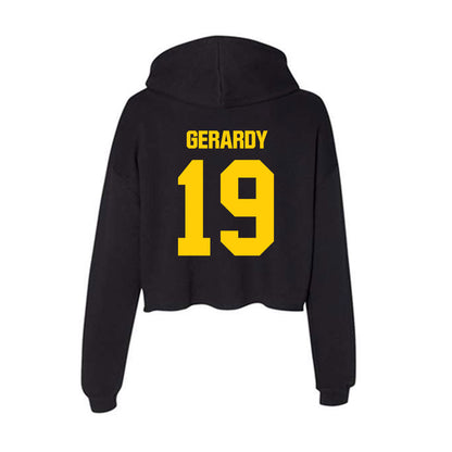 Iowa - NCAA Football : Kyler Gerardy - Women's Crop Fleece Hoodie-1