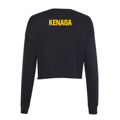 Iowa - NCAA Men's Track & Field : Tyler Kenaga - Women's Cropped Crew Fleece-1