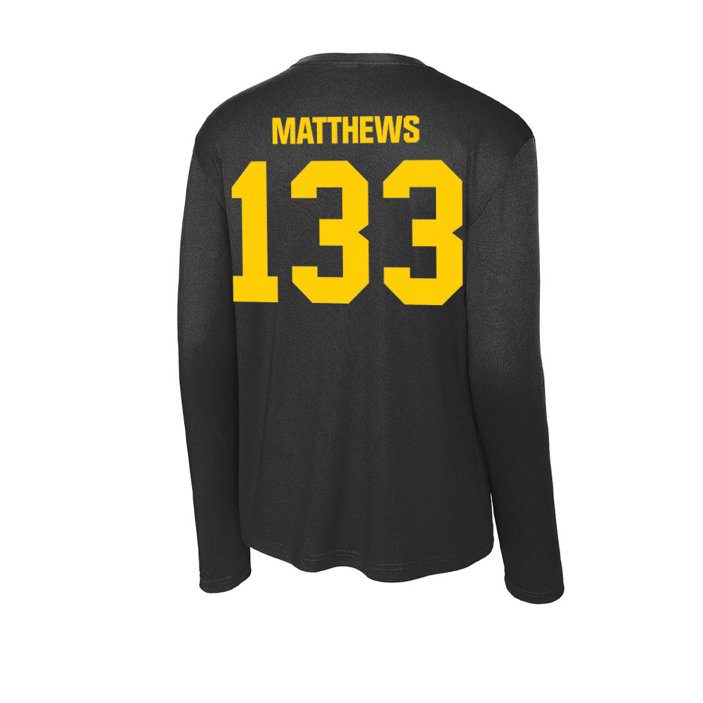 Iowa - NCAA Wrestling : Charles Matthews - Activewear Long Sleeve T-Shirt-1