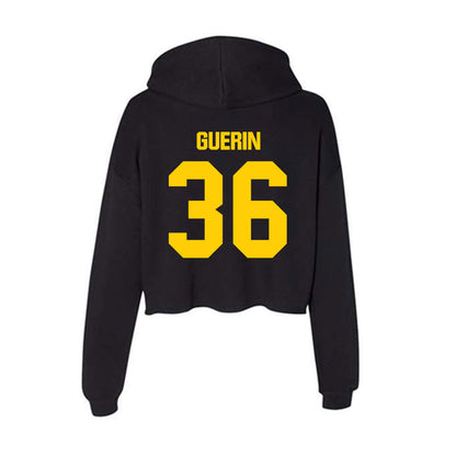 Iowa - NCAA Baseball : Tyler Guerin - Women's Crop Fleece Hoodie-1