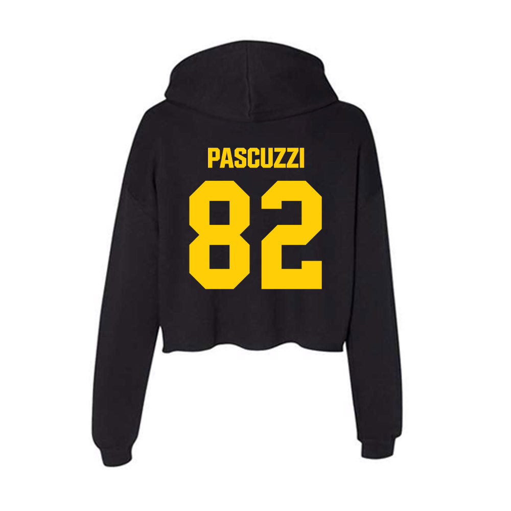 Iowa - NCAA Football : Johnny Pascuzzi - Women's Crop Fleece Hoodie-1