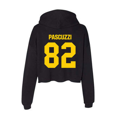 Iowa - NCAA Football : Johnny Pascuzzi - Women's Crop Fleece Hoodie-1
