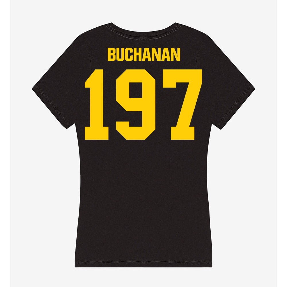 Iowa - NCAA Wrestling : Stephen Buchanan - Women's V-Neck T-Shirt-1