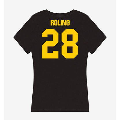 Iowa - NCAA Women's Soccer : Kenzie Roling - Women's V-Neck T-Shirt-1