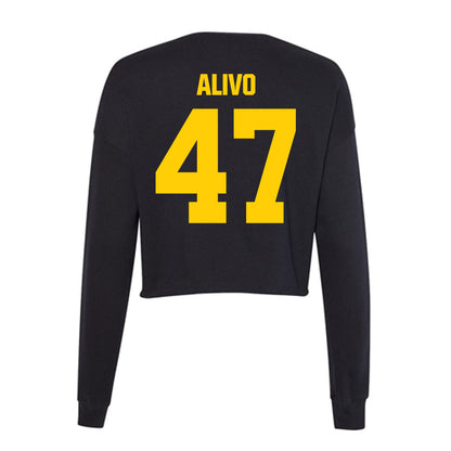 Iowa - NCAA Baseball : Kyle Alivo - Women's Cropped Crew Fleece-1