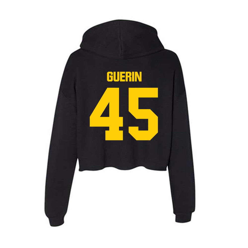 Iowa - NCAA Baseball : Blake Guerin - Women's Crop Fleece Hoodie-1