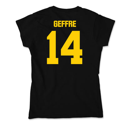 Iowa - NCAA Baseball : Carter Geffre - Soft Style Women’s T-Shirt-1
