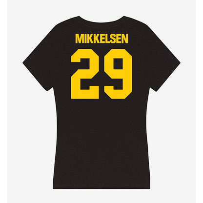 Iowa - NCAA Baseball : Ty Mikkelsen - Women's V-Neck T-Shirt-1