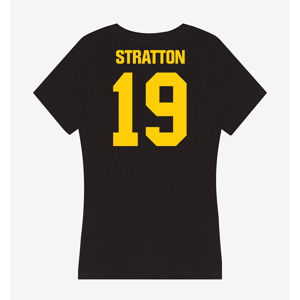 Iowa - NCAA Football : Jackson Stratton - Women's V-Neck T-Shirt-1