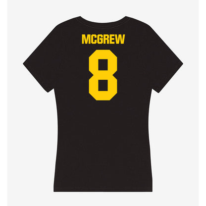 Iowa - NCAA Women's Volleyball : Gia McGrew - Women's V-Neck T-Shirt-1