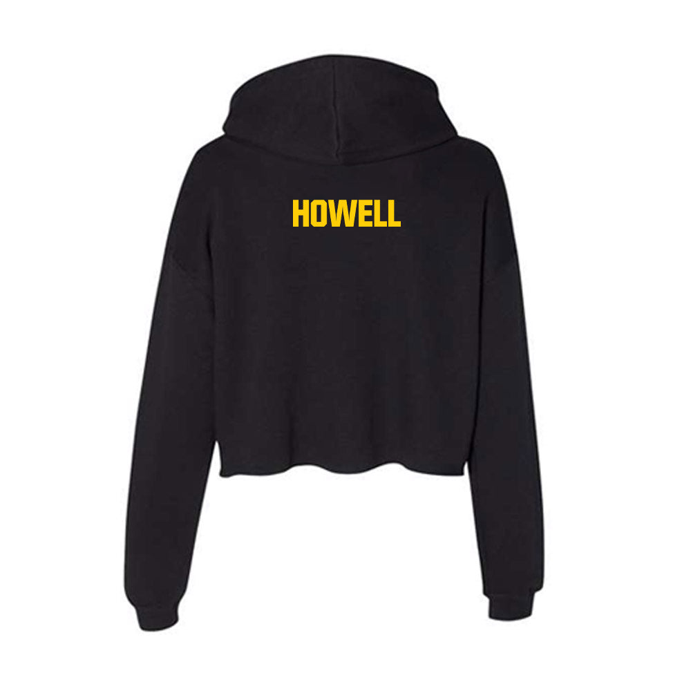 Iowa - NCAA Wrestling : Jake Howell - Women's Crop Fleece Hoodie-1