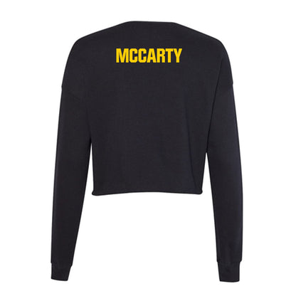 Iowa - NCAA Men's Golf : Jack McCarty - Women's Cropped Crew Fleece-1