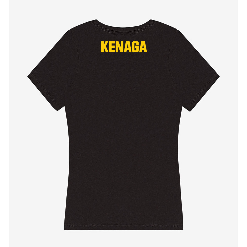 Iowa - NCAA Men's Track & Field : Tyler Kenaga - Women's V-Neck T-Shirt-1