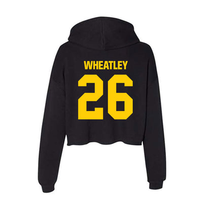 Iowa - NCAA Baseball : Chas Wheatley - Women's Crop Fleece Hoodie-1