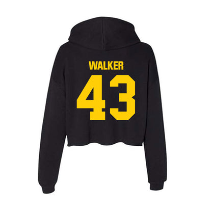 Iowa - NCAA Baseball : Bryson Walker - Women's Crop Fleece Hoodie-1
