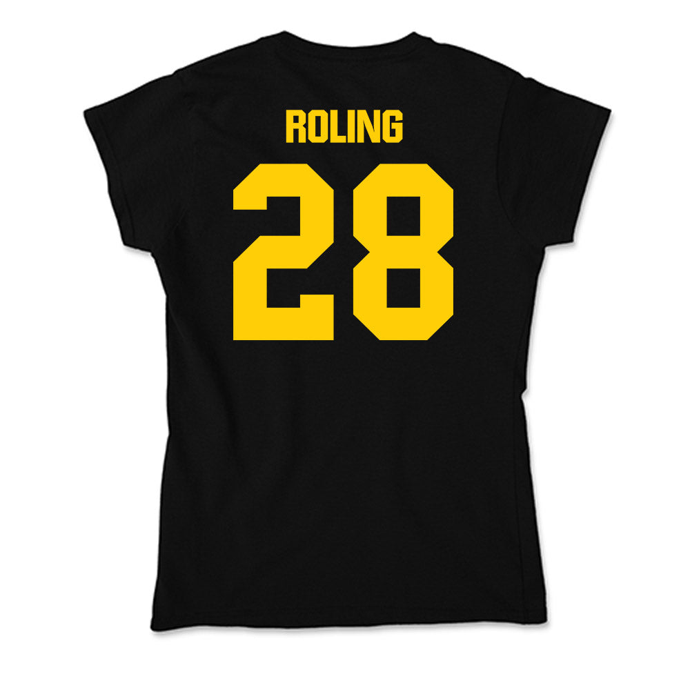 Iowa - NCAA Women's Soccer : Kenzie Roling - Soft Style Women’s T-Shirt-1