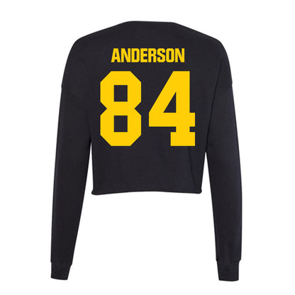 Iowa - NCAA Football : Joseph Anderson - Women's Cropped Crew Fleece-1
