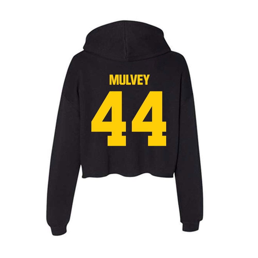 Iowa - NCAA Men's Basketball : Riley Mulvey - Women's Crop Fleece Hoodie-1
