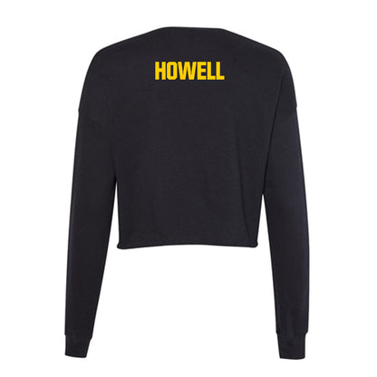 Iowa - NCAA Wrestling : Jake Howell - Women's Cropped Crew Fleece-1