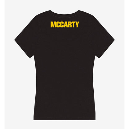 Iowa - NCAA Men's Golf : Jack McCarty - Women's V-Neck T-Shirt-1
