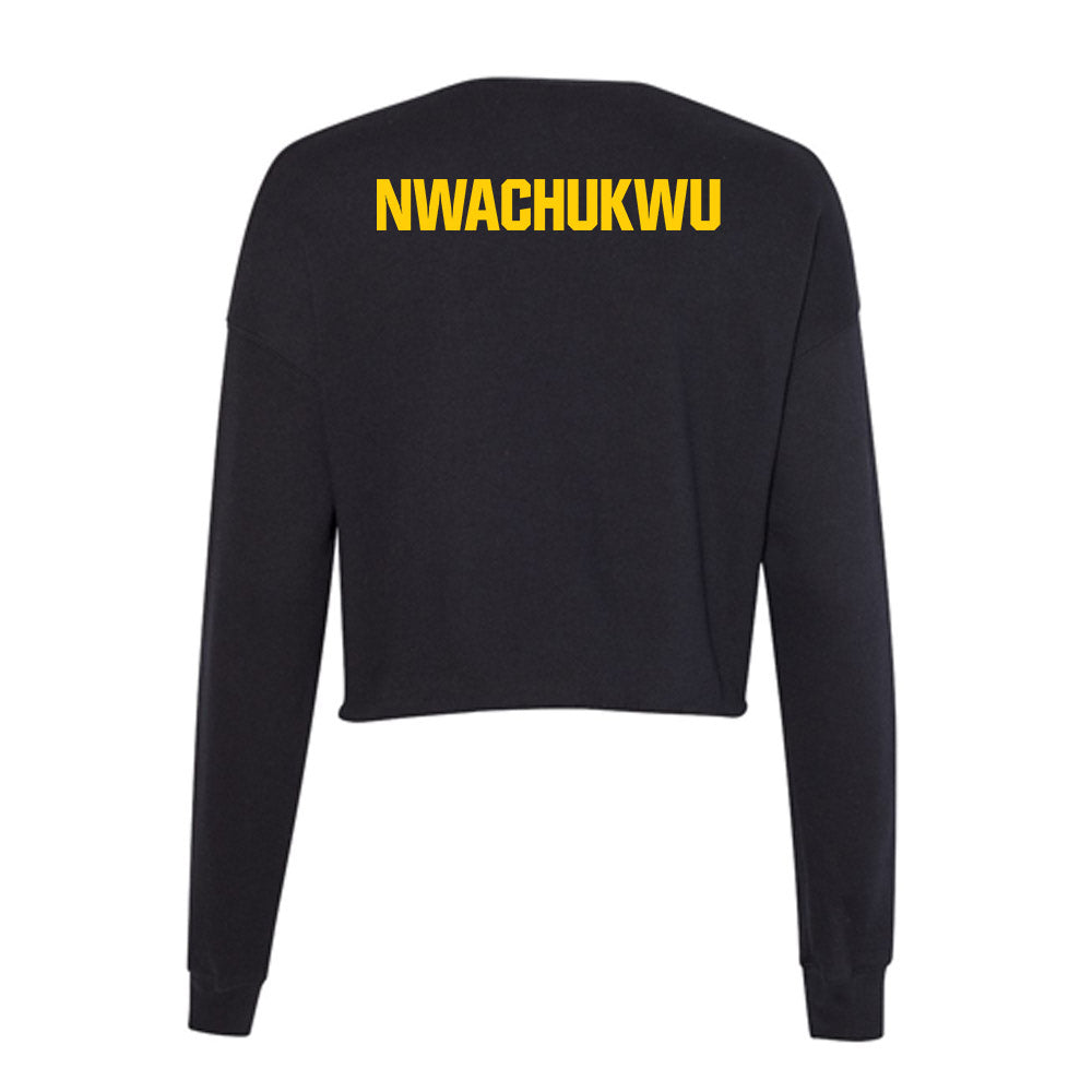 Iowa - NCAA Women's Track & Field : Chioma Nwachukwu - Women's Cropped Crew Fleece-1