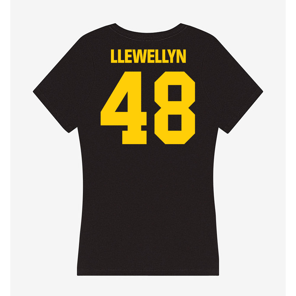 Iowa - NCAA Football : Max Llewellyn - Women's V-Neck T-Shirt-1