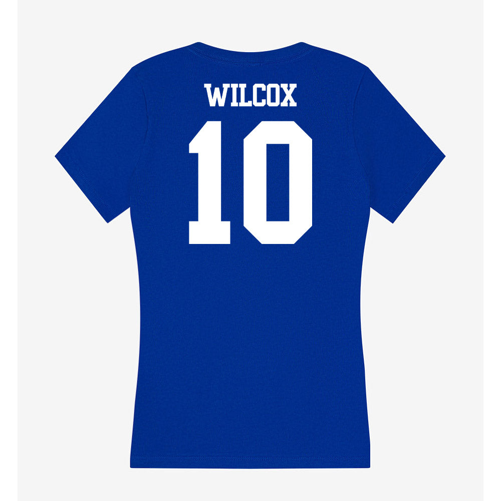 Kentucky - NCAA Football : Jamarion Wilcox - Women's V-Neck T-Shirt-1