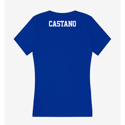 Kentucky - NCAA Men's Swimming & Diving : Nathan Castano - Women's V-Neck T-Shirt-1