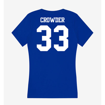 Kentucky - NCAA Football : Rico Crowder - Women's V-Neck T-Shirt-1