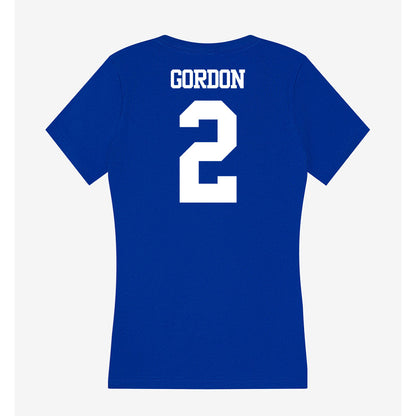 Kentucky - NCAA Men's Soccer : Joshua Gordon - Women's V-Neck T-Shirt-1