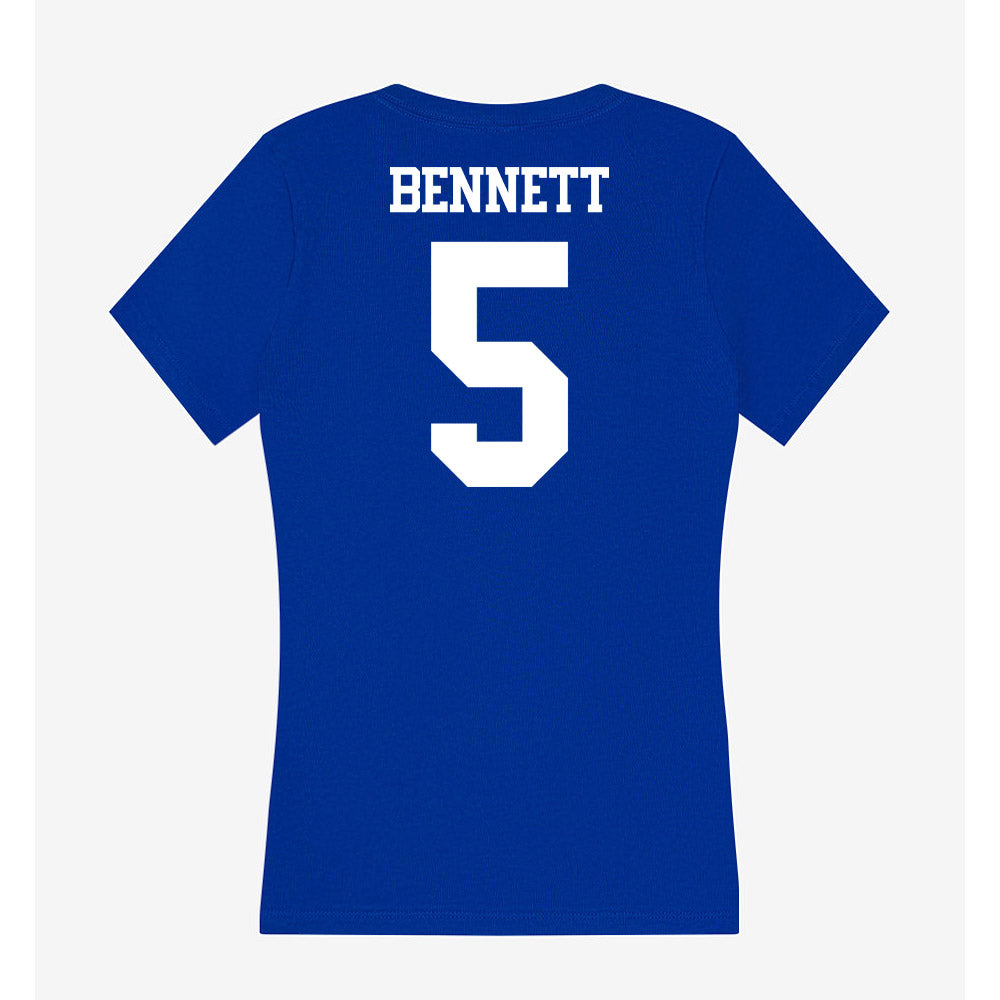 Kentucky - NCAA Baseball : Jack Bennett - Women's V-Neck T-Shirt-1