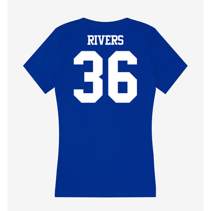 Kentucky - NCAA Football : Chy Rivers - Women's V-Neck T-Shirt-1