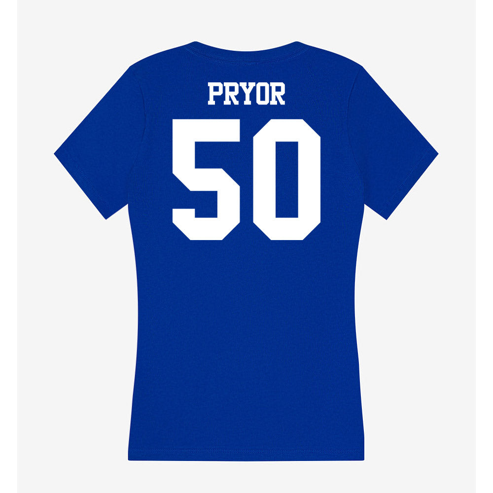 Kentucky - NCAA Baseball : Will Pryor - Women's V-Neck T-Shirt-1