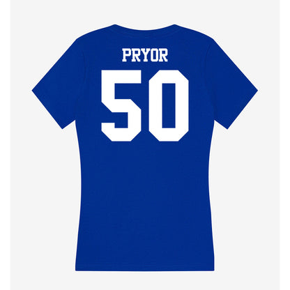 Kentucky - NCAA Baseball : Will Pryor - Women's V-Neck T-Shirt-1