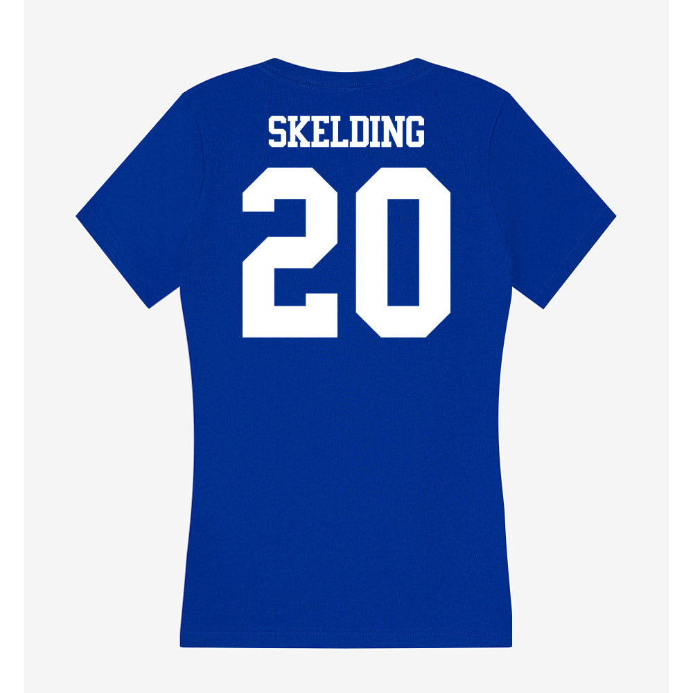 Kentucky - NCAA Baseball : Tommy Skelding - Women's V-Neck T-Shirt-1