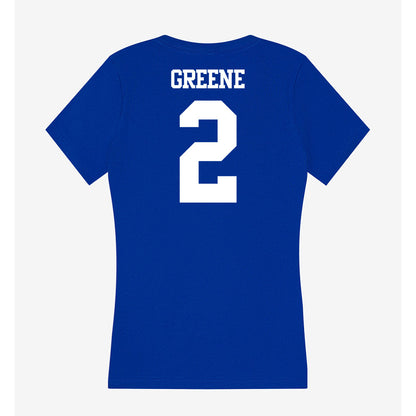 Kentucky - NCAA Football : Sam Greene - Women's V-Neck T-Shirt-1