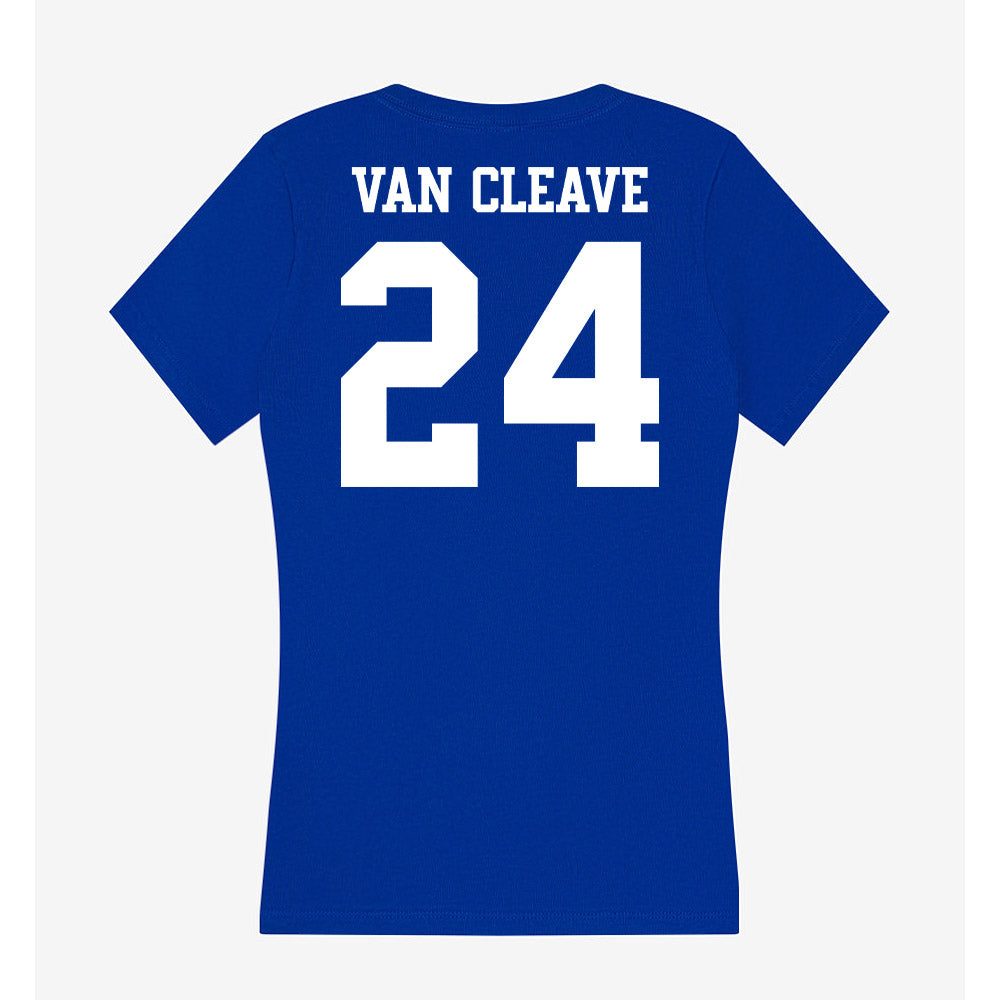 Kentucky - NCAA Baseball : Braxton Van Cleave - Women's V-Neck T-Shirt-1