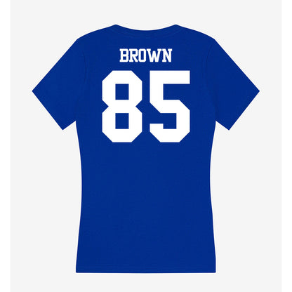Kentucky - NCAA Football : Elijah Brown - Women's V-Neck T-Shirt-1
