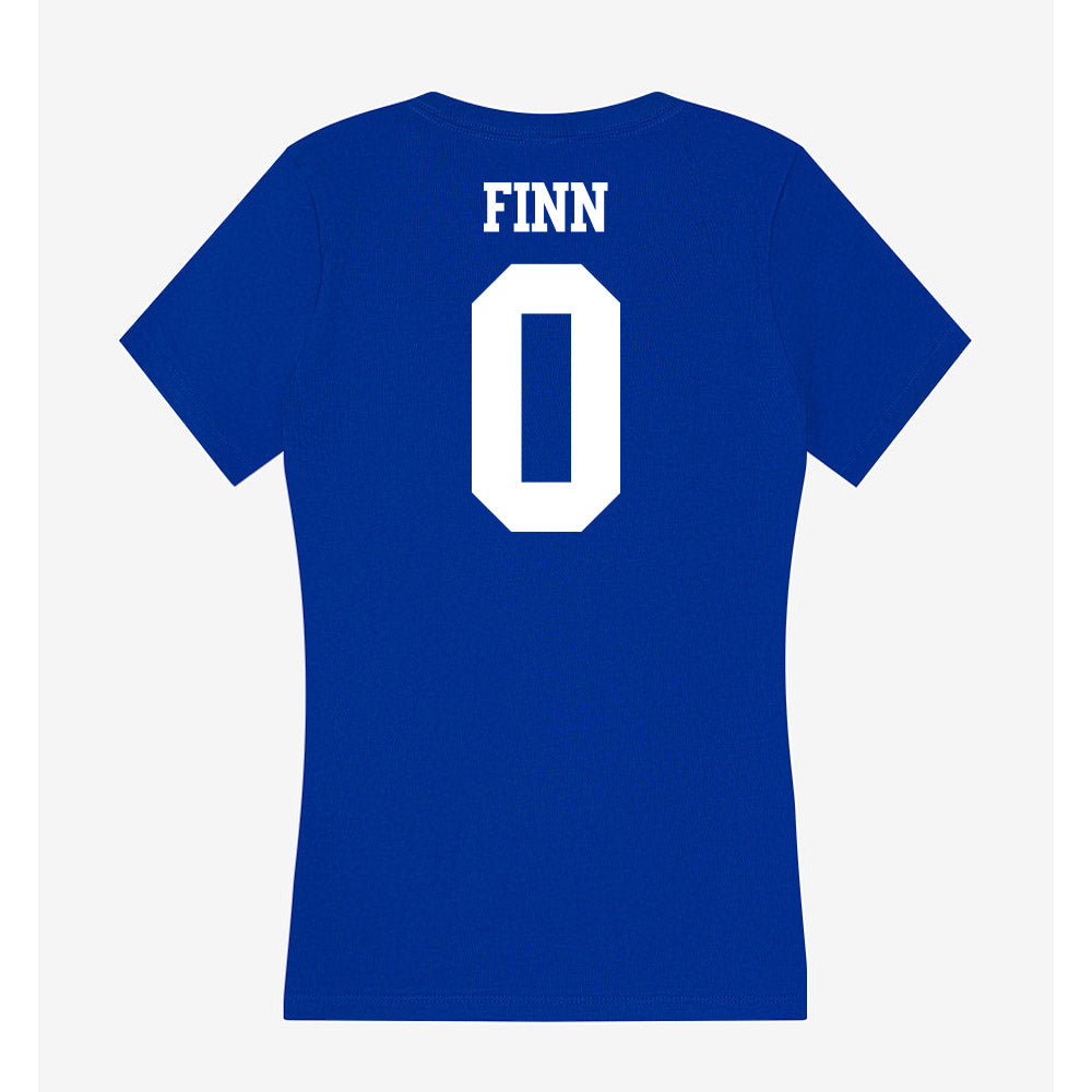 Kentucky - NCAA Baseball : Sam Finn - Women's V-Neck T-Shirt-1