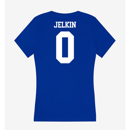 Kentucky - NCAA Baseball : Jaxon Jelkin - Women's V-Neck T-Shirt-1