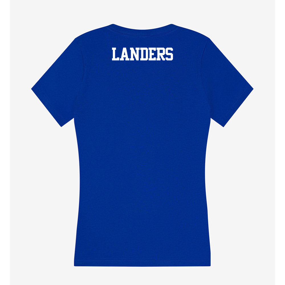 Kentucky - NCAA Women's Swimming & Diving : Abigail Landers - Women's V-Neck T-Shirt-1
