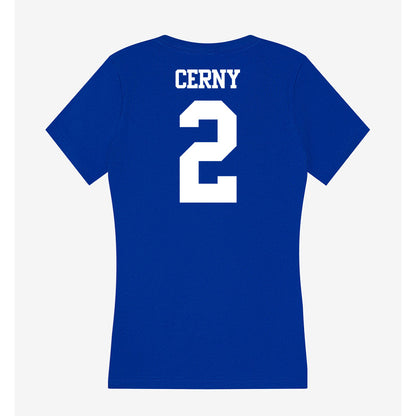 Kentucky - NCAA Baseball : Tyler Cerny - Women's V-Neck T-Shirt-1