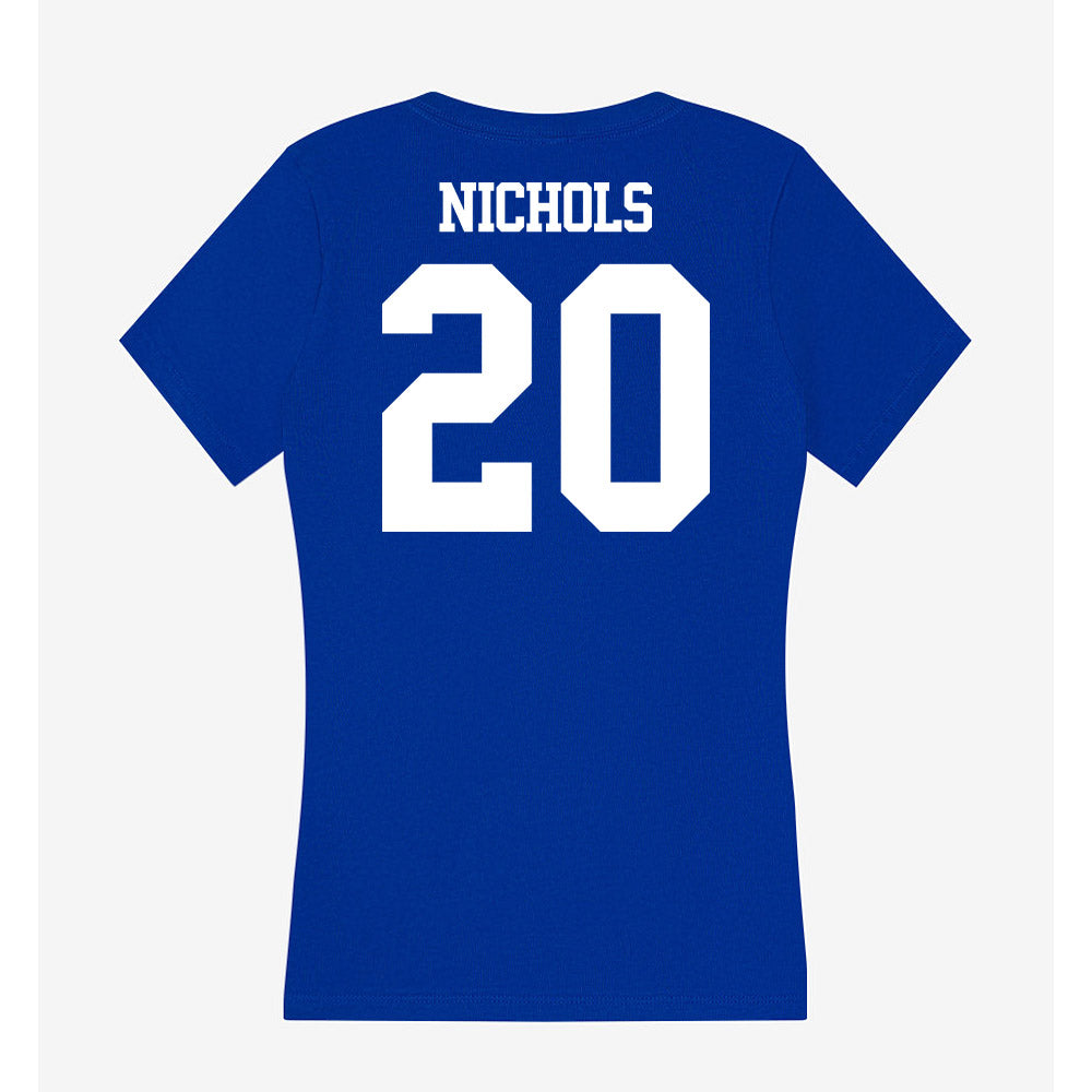Kentucky - NCAA Football : Terhyon Nichols - Women's V-Neck T-Shirt-1